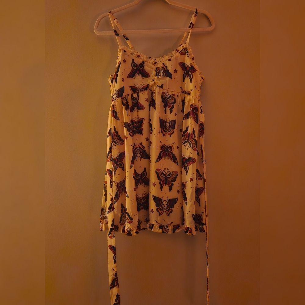 Sourpuss Tattoo Butterfly Sundress